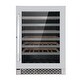 preview thumbnail 1 of 9, 48-Bottle Stainless Steel 24 in. Single Zone Compressor Wine Cooler - 24 in.