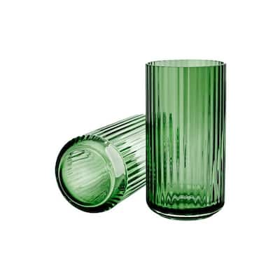 Lyngby Porcelæn Mouth Blown Glass Vase, Copenhagen Green
