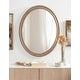 preview thumbnail 9 of 31, Kate and Laurel Mansell Oval Framed Wall Mirror