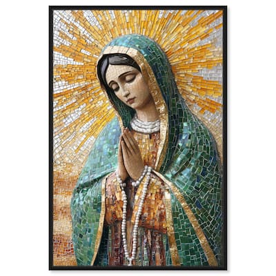 Tessellated Tepeyac Vision Canvas by Art Remedy
