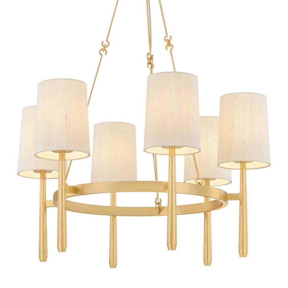 Hudson Valley Lighting 1776 Bridgeton 6 Light 30" Wide Chandelier with