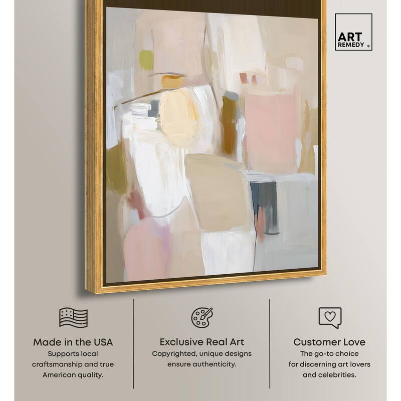 Apricot Cream II Canvas by Art Remedy