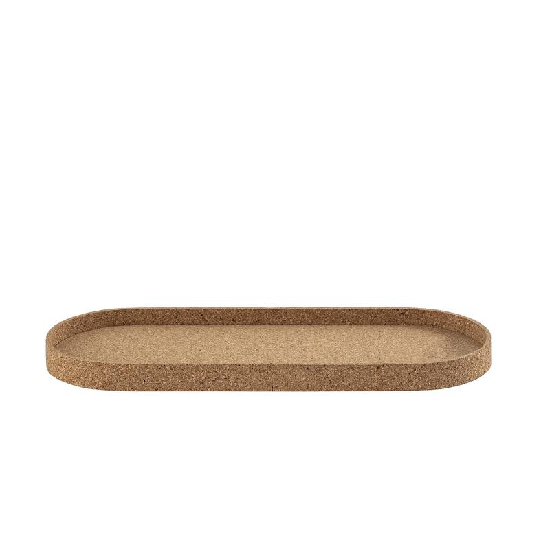 Oval Cork Tray Large