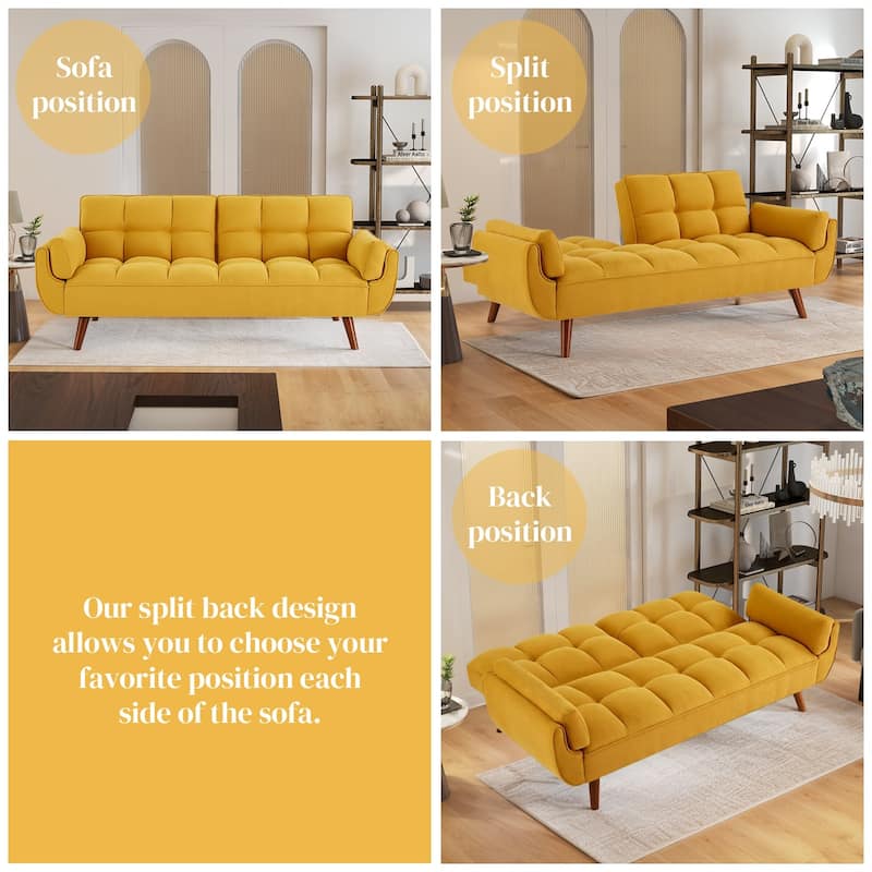 Sofa Couch for Living Room, Loveseat Sofa Futons for Small Space,Bedroom,Apartment,Studio