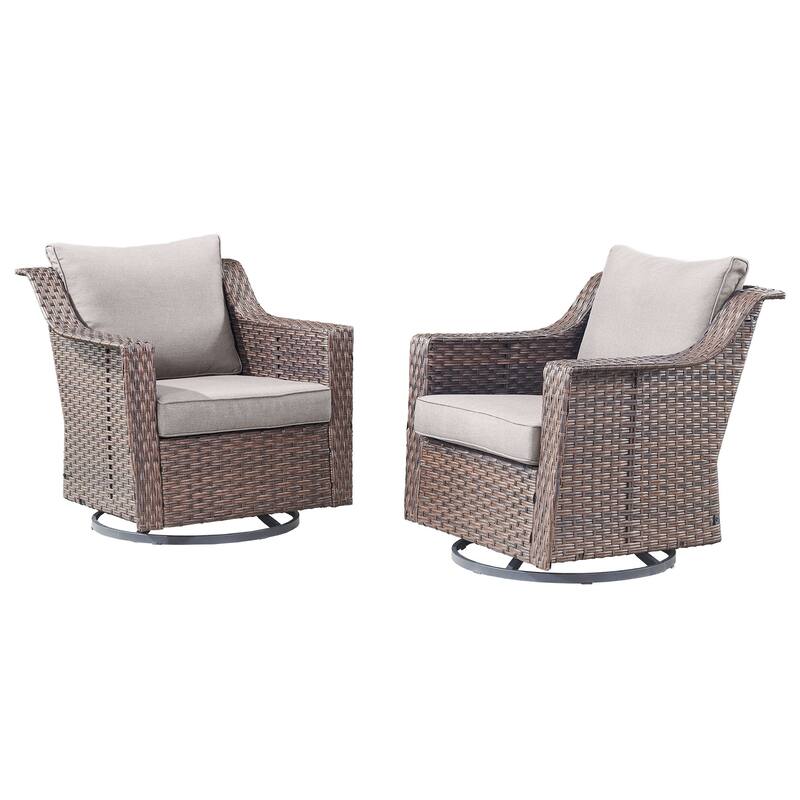 Pocassy All-Weather Rattan Patio Funiture Set