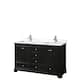 Option Dark Espresso, Chrome Trim, White Quartz Top