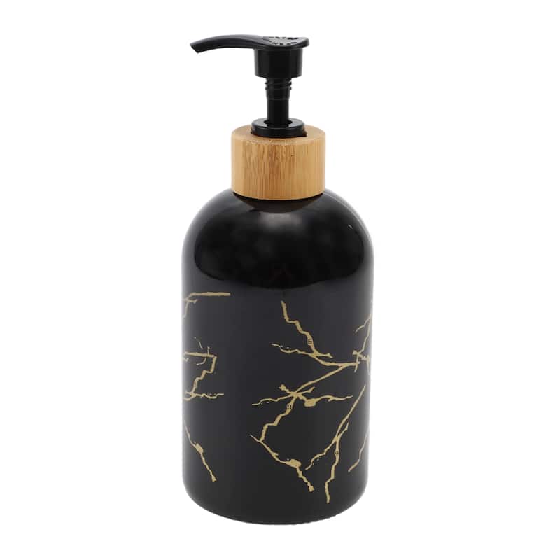 Cylindrical Simple Soap Pump Dispenser for Bathroom Hotel 400ml 1 Pcs