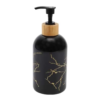 Cylindrical Simple Soap Pump Dispenser for Bathroom Hotel 400ml 1 Pcs