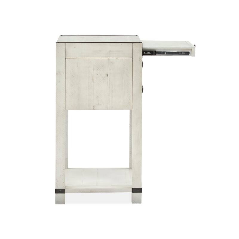 Magnussen Home Chesters Mill Alabaster Open Nightstand