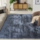 preview thumbnail 5 of 18, SAFAVIEH Handmade Paris Shag Danara 2.5-inch Thick Rug - Silver - 3' x 5'