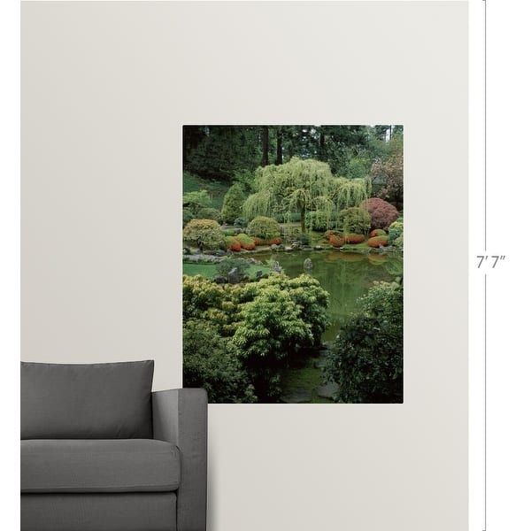 Shop Weeping Willow Tree And Pond In A Japanese Garden