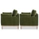 preview thumbnail 23 of 23, Pasadena 36" Wide Modern Farmhouse Velvet Accent Arm Chair