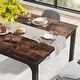 preview thumbnail 15 of 16, Industrial Rectangular Dining Table for 6-8 People