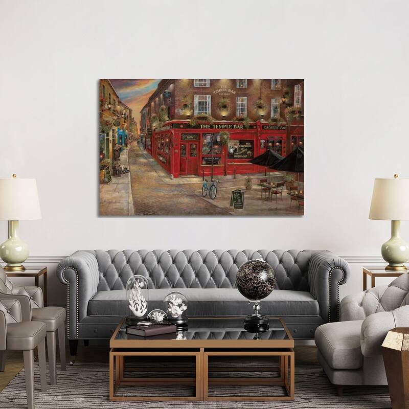 iCanvas "The Temple Bar" by Ruane Manning Canvas Print