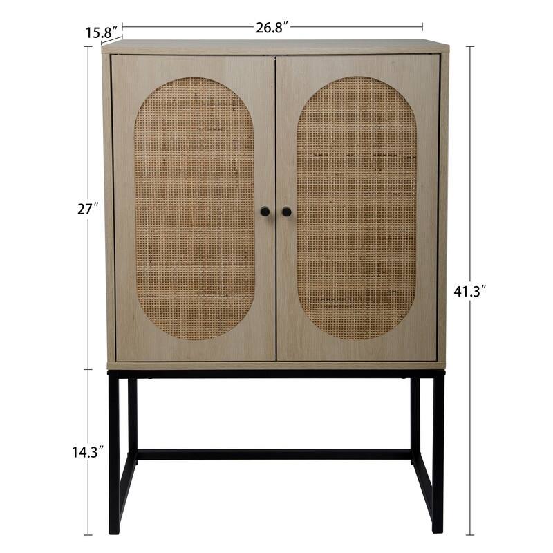 Bohemian accent lockers, adjustable shelves, living room, kitchen, bedroom sideboards