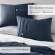 preview thumbnail 108 of 146, Chelsea Square Evans Pinch Pleated Soft Washed Boho Comforter Set