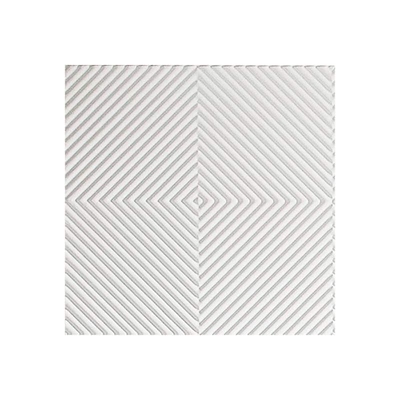 FASÄDE Quattro 4-foot x 8-foot PVC Wall Panel in Matte White - Sample