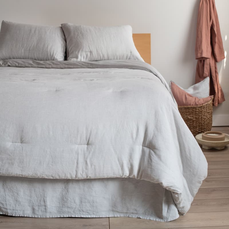100% French Linen Bedskirt by BOKSER HOME