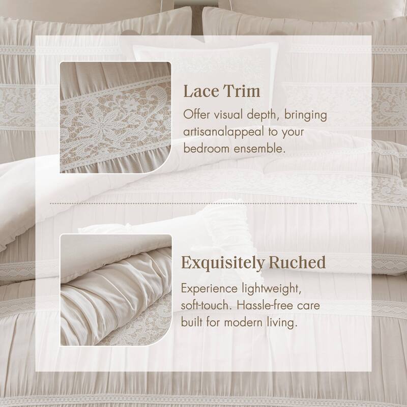 Madison Park Perryn 7 Piece Jacquard Comforter Set