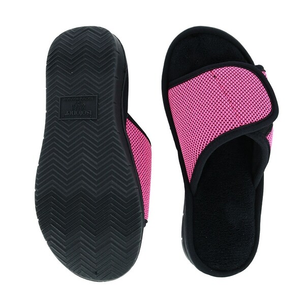isotoner adjustable slippers