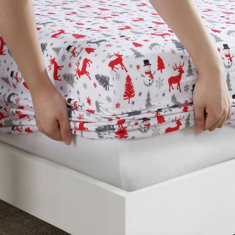 Holiday Flannel Sheet Set