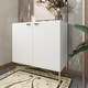 preview thumbnail 28 of 33, Clihome 32-Inch 2 Door Locker Media Storage Cabinet/Buffet