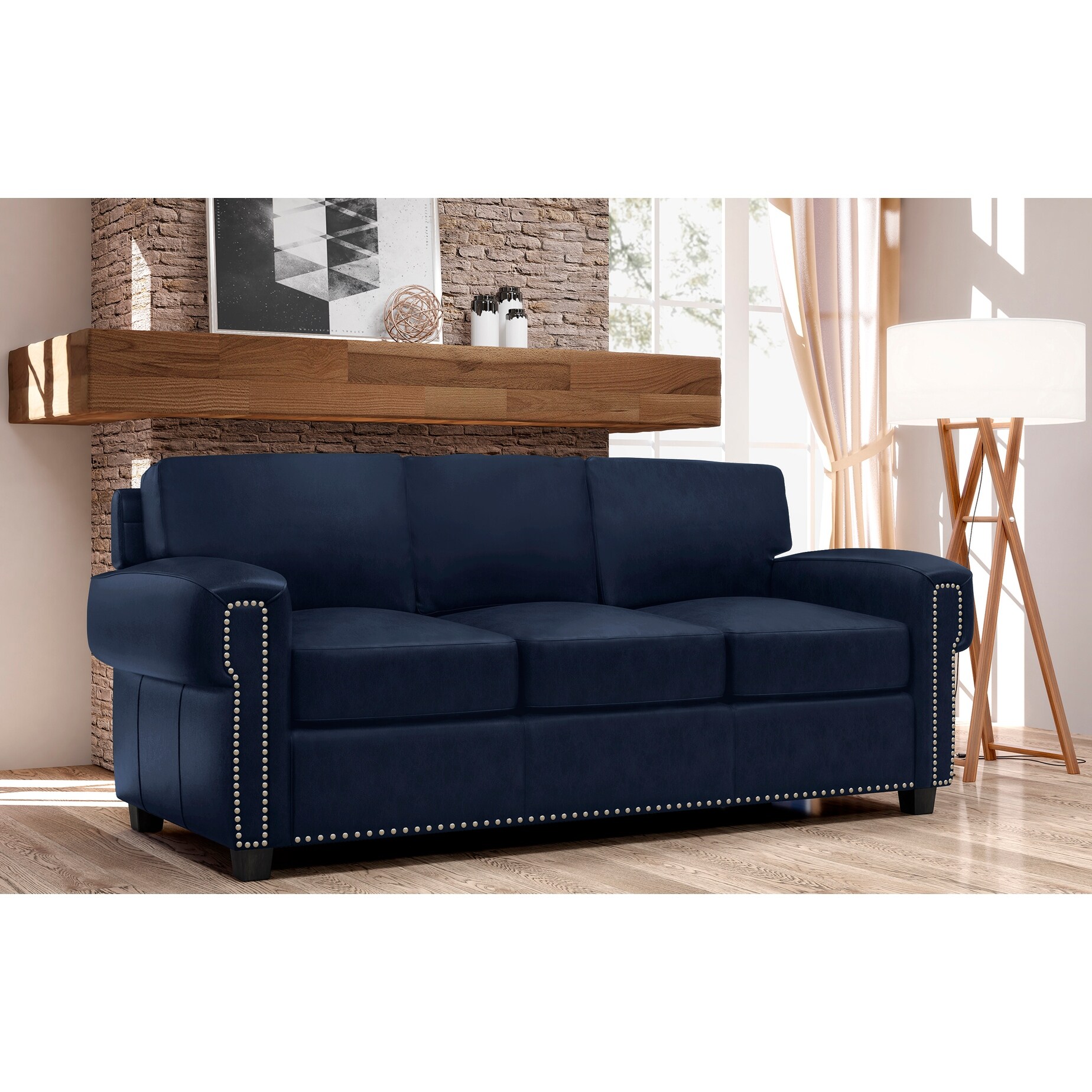 100 percent on sale leather sofa