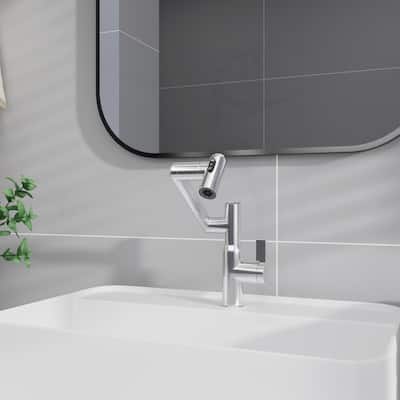 Bathroom Sink Faucet with Temperature Display