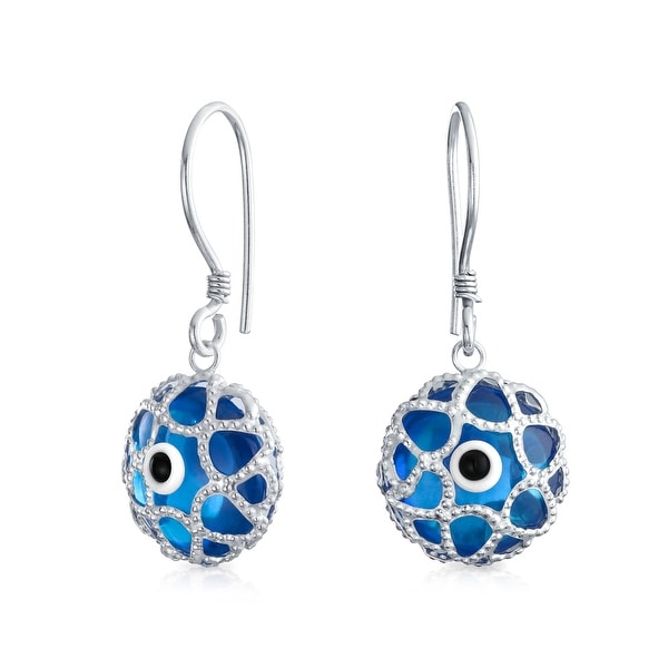 Gypsy Jewels 1# Fan Football Blue & Orange Beaded Silver Tone Necklace Set