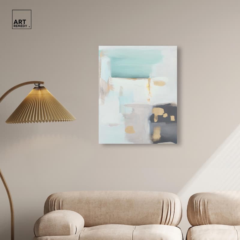 Misty Luxe III Canvas by Art Remedy, Gallery Wrapped