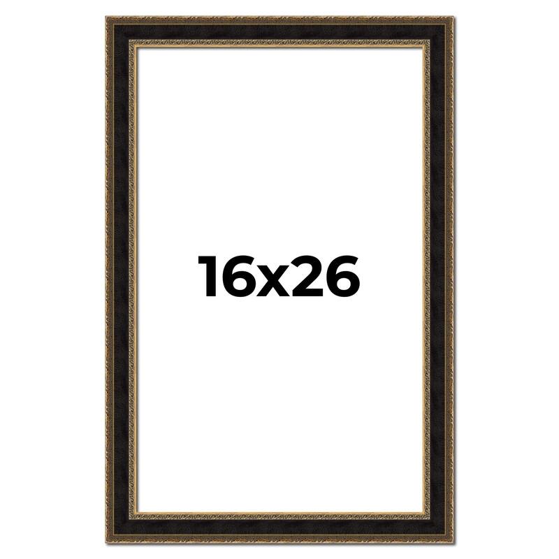 16x26 Frame Gold Antique Vintage Sold Wood Picture Frame | 1.75 Inch
