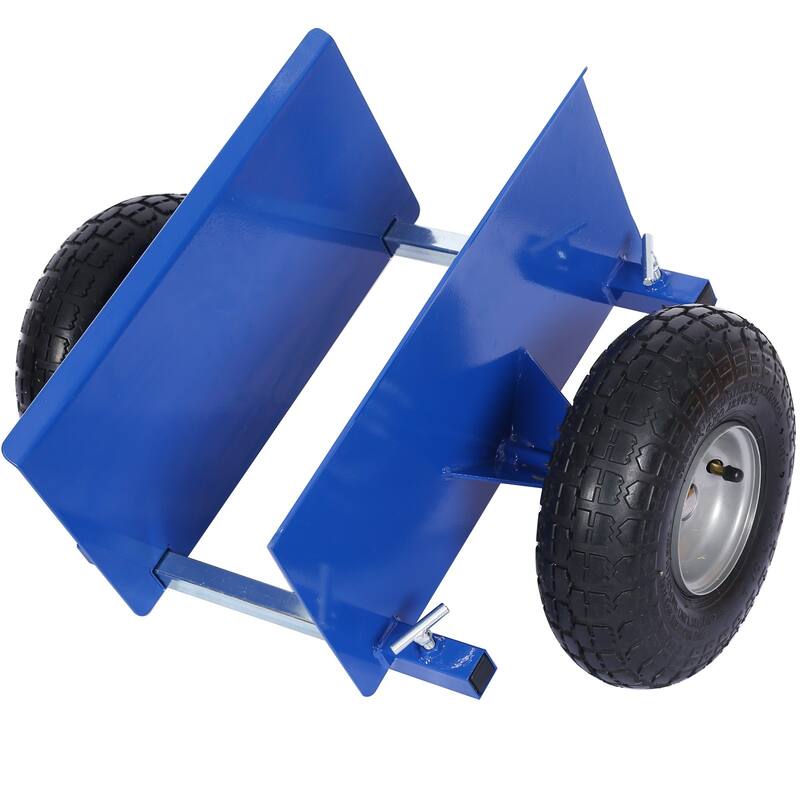 Heavy Duty Panel Dolly, 600LbS Capacity Door Dollys Pneumatic Wheels - 21.7“Lx5.9”Wx12“H