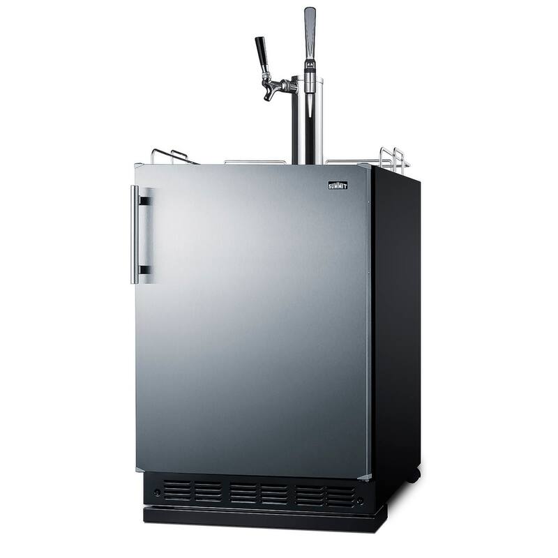 Summit SBC7BRCM2 24" Wide 5.3 Cu. Ft. Free Standing Double Tap Coffee