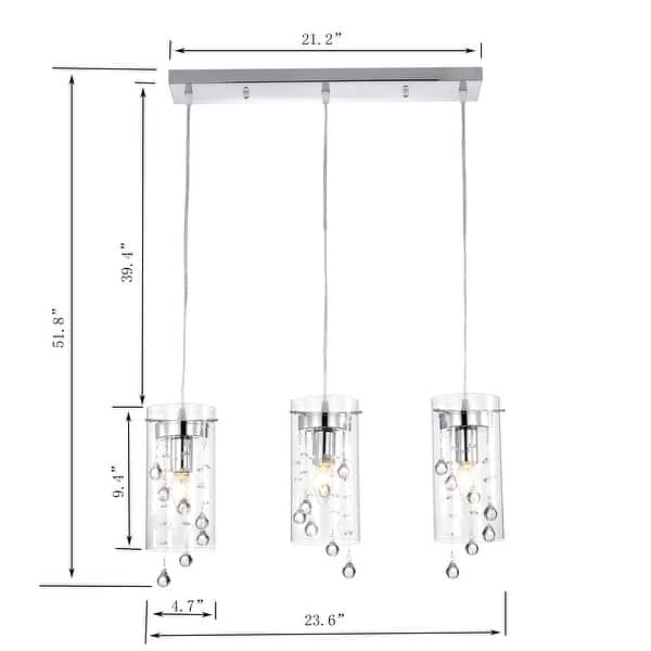 Parnassus 3Light Kitchen Island Cylinder Pendant Bed Bath & Beyond