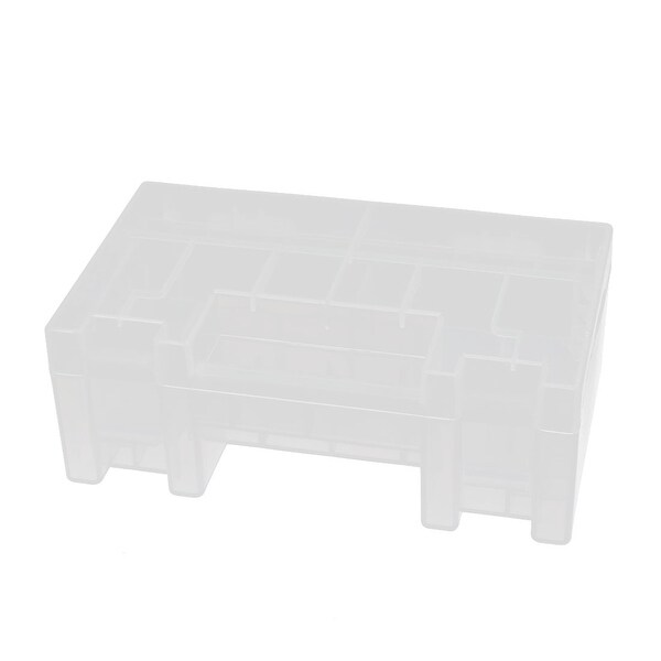 Transparent Hard Plastic Battery Case Holder Organizer for AA AAA Batteries