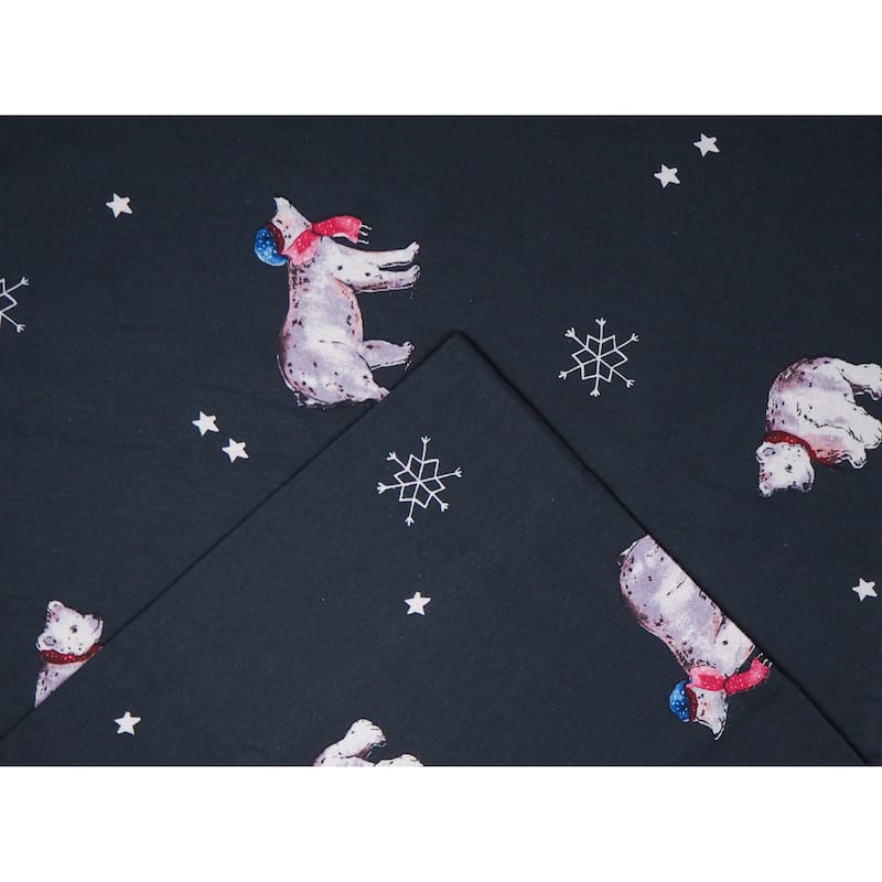 Pointehaven 180 GSM Cotton Flannel Cotton Flannel Oversized Duvet Set