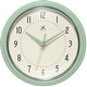 preview thumbnail 158 of 195, Infinity Instruments Round Retro Kitchen Wall Clock by Infinity Instruments 9.5 Inch - Meadow Mist