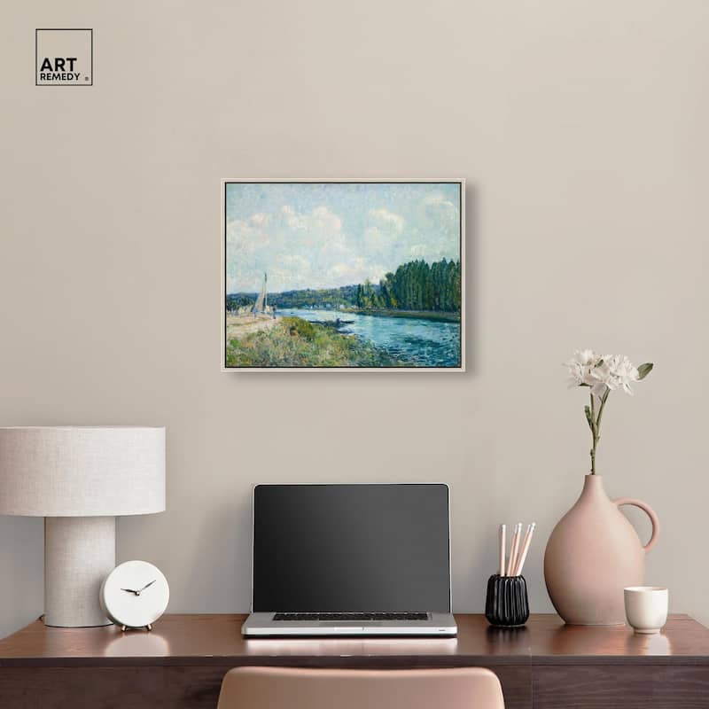 Sisley Banks of the Oise Canvas by Art Remedy