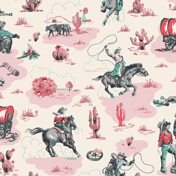 slide 2 of 4, Cath Kidston Cowgirls Pink