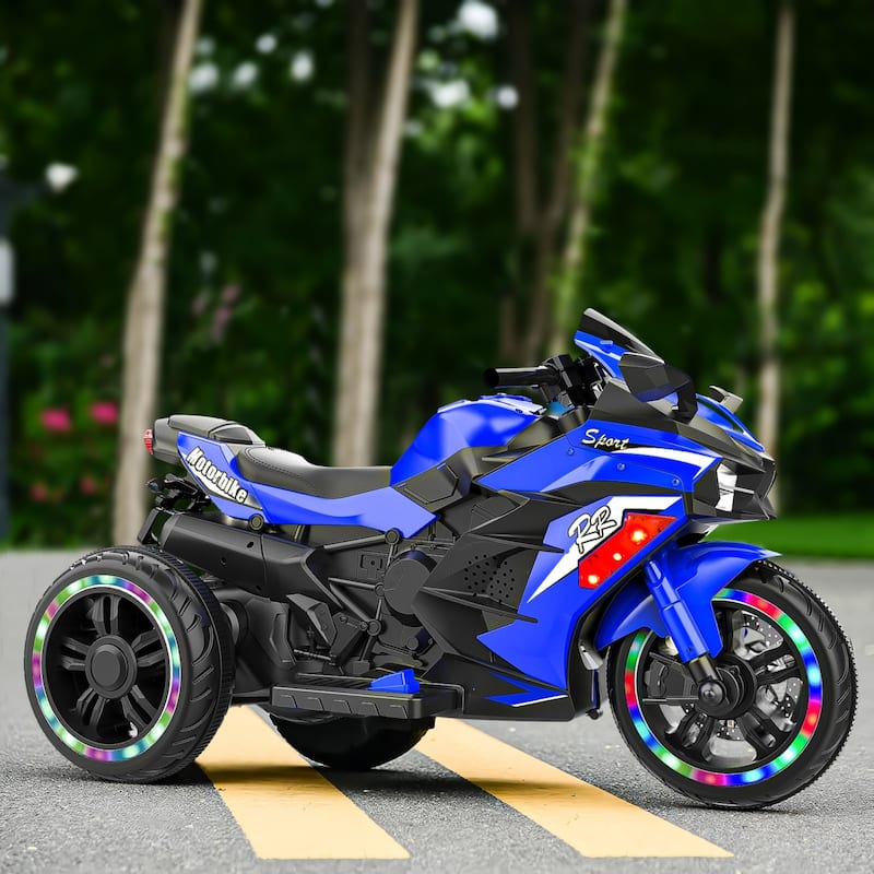 12V Kids Ride on Motorcycle, Electric Kids Motorcycle, Battery Powered Motorcycle for 3-6 Years Old