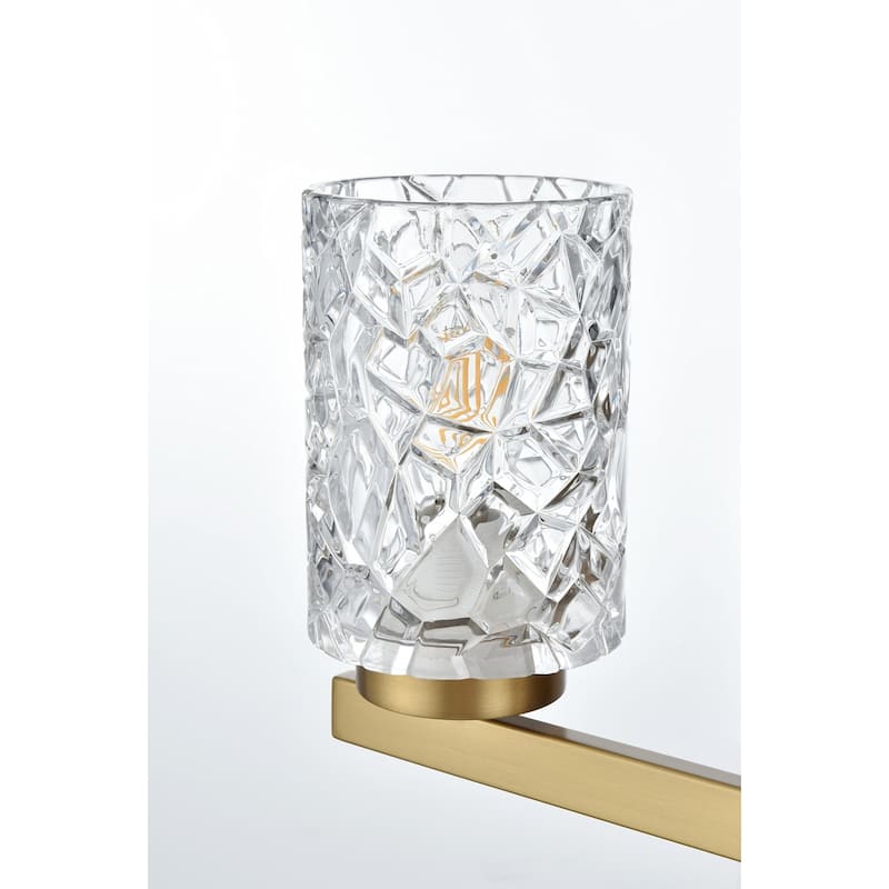 Elegant Lighting LD7027W24 Cassie 3 Light 24" Wide Vanity Light