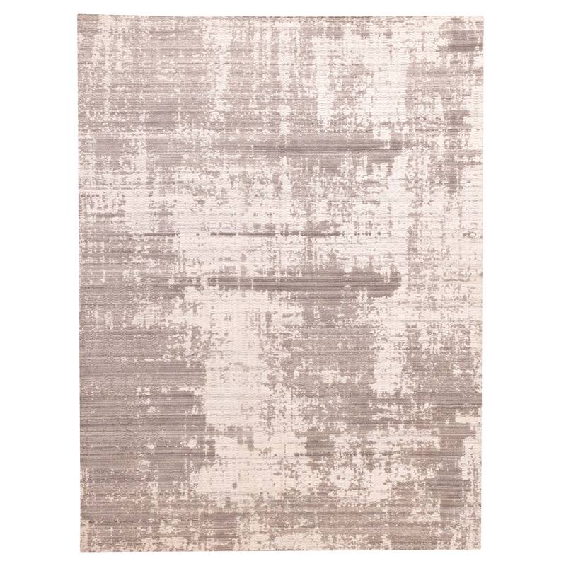 ECARPETGALLERY Hand Loomed Elysian Dark Grey Wool Rug - 9'1 x 11'10