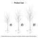 preview thumbnail 9 of 10, 3 Piece Lighted Trees and Branches Set, Christmas Holiday Party Decorations Pre-Lit White Birch Tree LED Lighted Trees