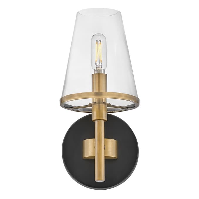 Hinkley Lighting 51080 Marten 11" Tall Bathroom Sconce with Clear
