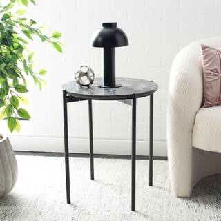 SAFAVIEH Pratt Round Top Side Table - 19 in. W x 19 in. D x 22 in. H