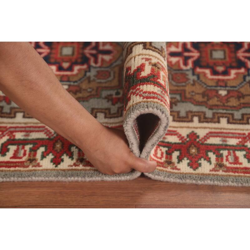 Grey Heriz-Serapi Oriental Runner Rug Handmade Wool Carpet - 2'6"x 12'0"