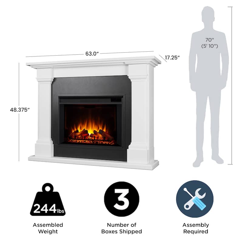 Callaway 63" Electric Grand Fireplace by Real Flame