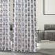 preview thumbnail 8 of 16, Exclusive Fabrics Sago Paisley Harmony Printed Cotton Room Darkening Curtains (1 Panel)