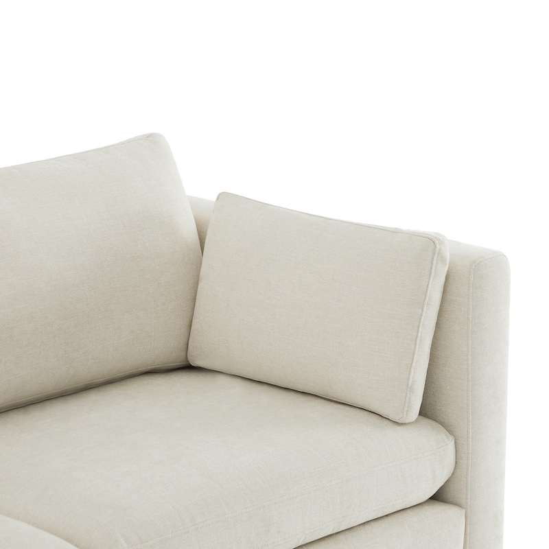 Mia Oversized Modular Sectional Fabric Sofa