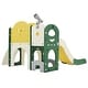 preview thumbnail 14 of 58, Kids Slide 7 in 1 with Ring Toss and Basketball Hoop, Toy Storage